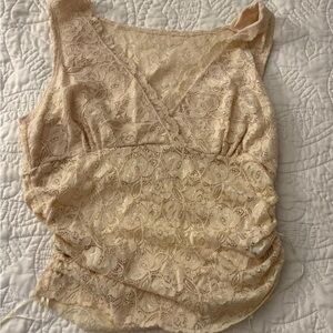Cream blouse